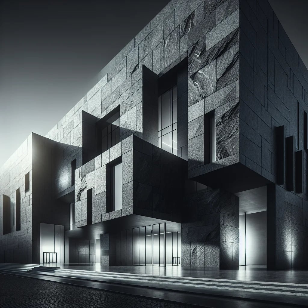 Fassade — sizilianischer Naturstein